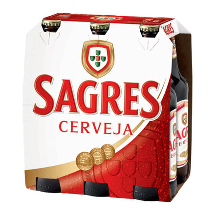 Imagem de Cerveja Sagres Six-Pack Btl 33cl