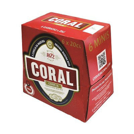 Imagem de Cerveja Coral Branca Mini Six-Pack