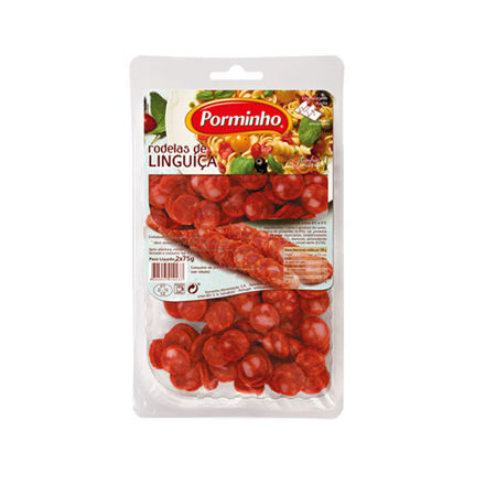 Imagem de Porminho Fatiado Linguica Rodelas