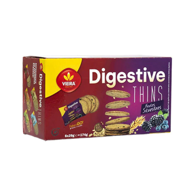 Picture of Vieira Digestive Thin Biscuits With Berry Fruits