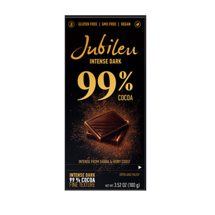 Picture of Jubileu Chocolate Intense Noir 99% Cacau Tabl. Vegan Box (102015)