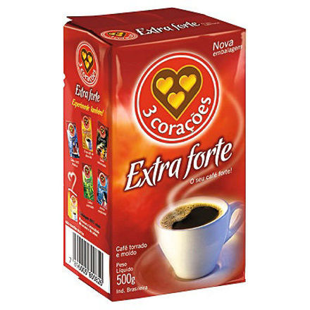 Picture of Ground Coffee 3 Coracoes Extra Strong