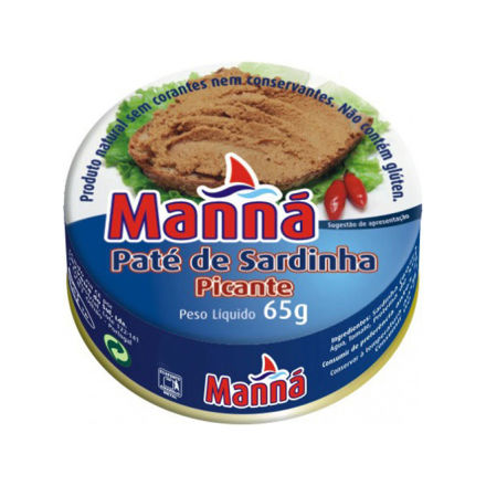 Imagem de Pate Manna De Sardinha Picante Lata