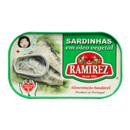 Imagem de Sardinhas Ramirez Em Oleo Veg. Lata