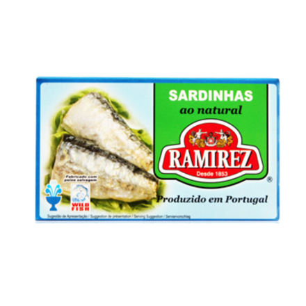 Imagem de Sardinhas Ramirez Ao Natural Lata