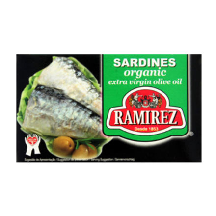 Picture of Ramirez Sardines In Organic Olive Oil Tin