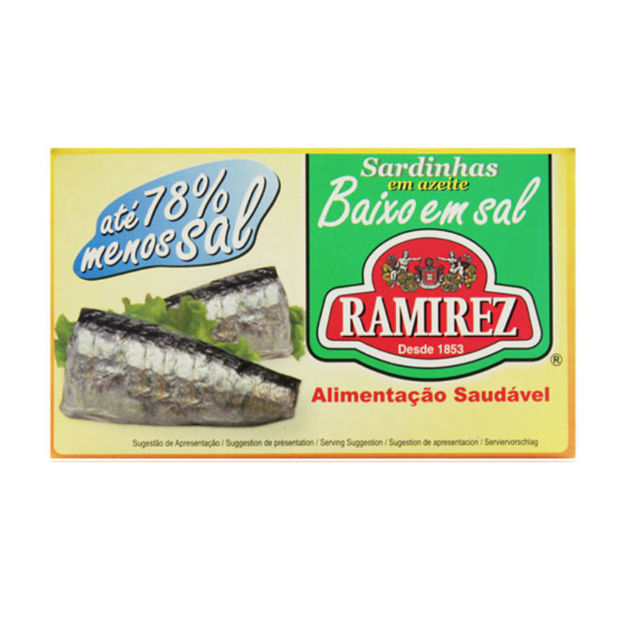 Picture of Ramirez Sardines In Olive Oil With Reduced Salt Tin