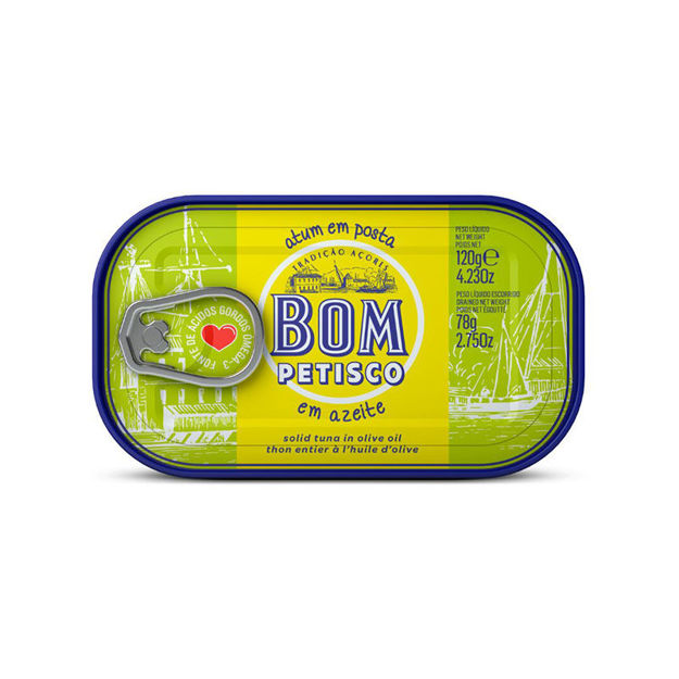 Picture of Tuna Bom Petisco In Olive Oil Tin 120g