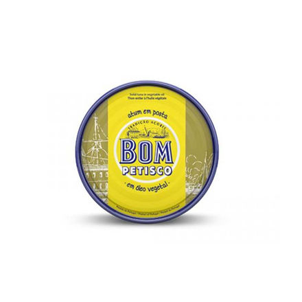 Picture of Tuna Bom Petisco In Vegetable Oil Round Tin 385g