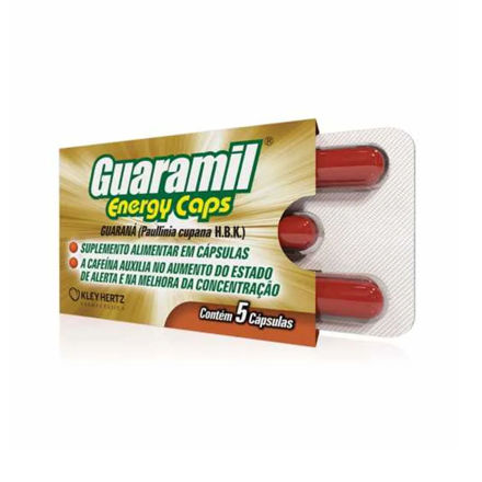 Picture of Energetic Guarana Guaramil Capsules