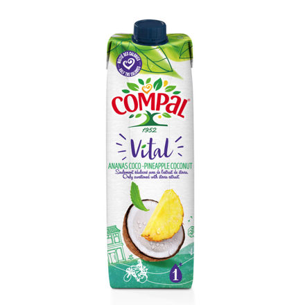 Imagem de Compal Vital Ananas E Coco T-Pk Lt