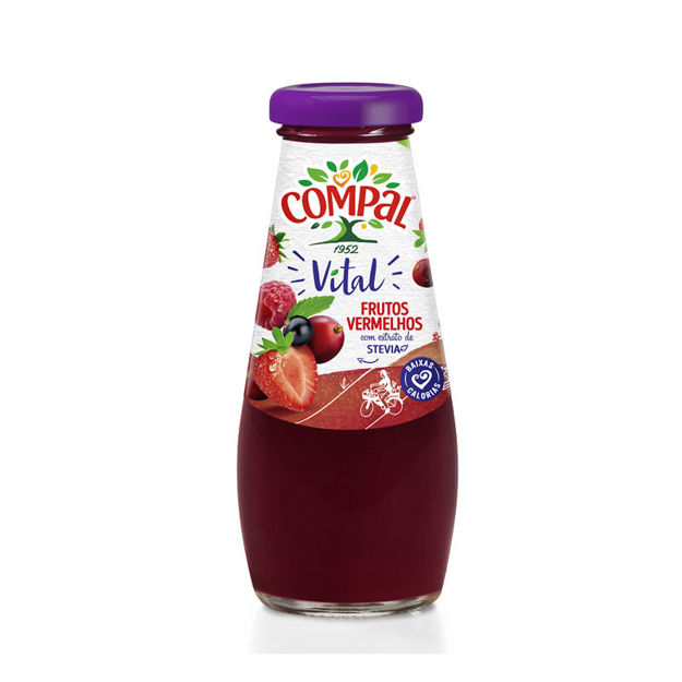 Imagem de Compal Vital Frutos Vermelhos Vd 20cl