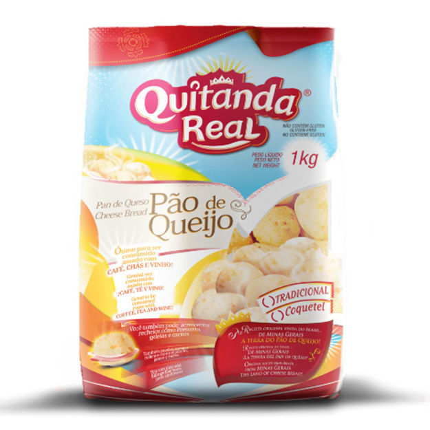 Imagem de Pao De Queijo Quitanda Real Cocktail Cru (875 Und) Fs