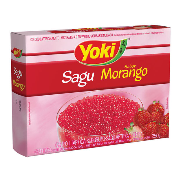 Picture of Strawberry Flavored Cassava Sagu Yoki