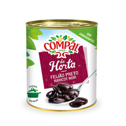 Picture of Black Beans In Brine Compal Large Tin 845g