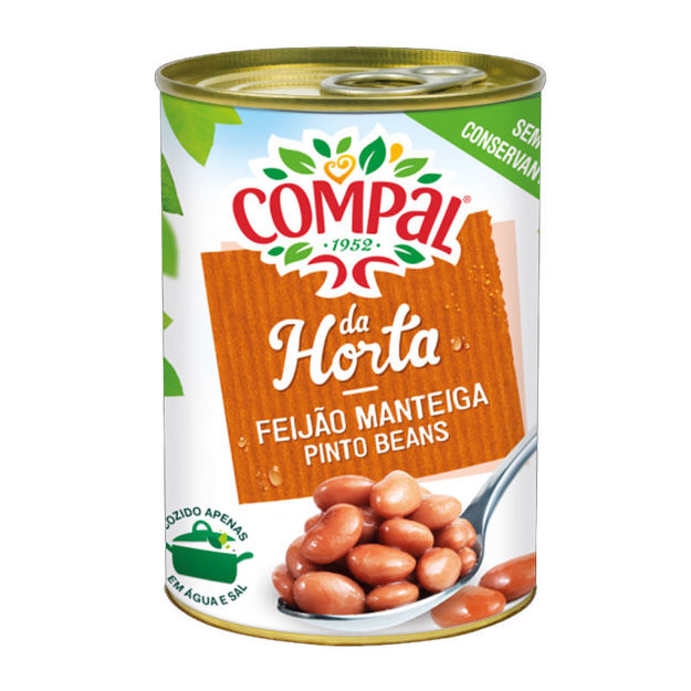 Picture of Pinto Beans In Brine Compal Small Tin 410g