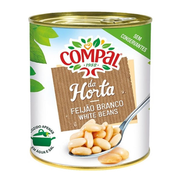 Picture of White Beans In Brine Compal Small Tin 410g