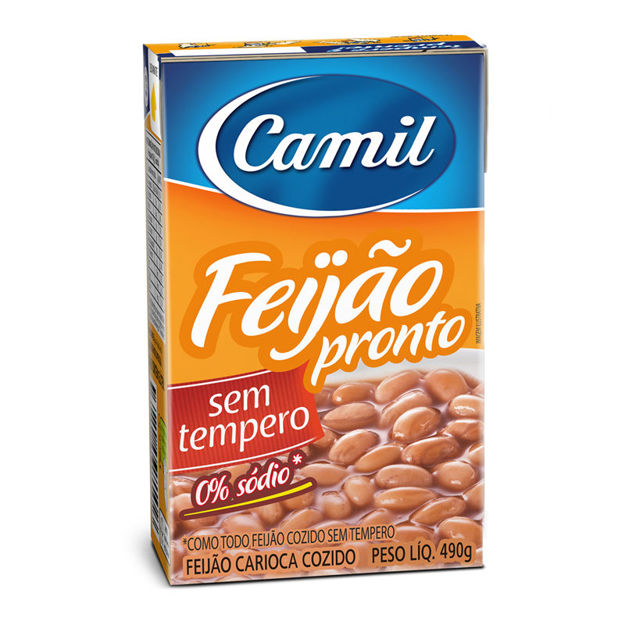 Picture of Cooked Brown Beans Without Seasoning Camil Tp