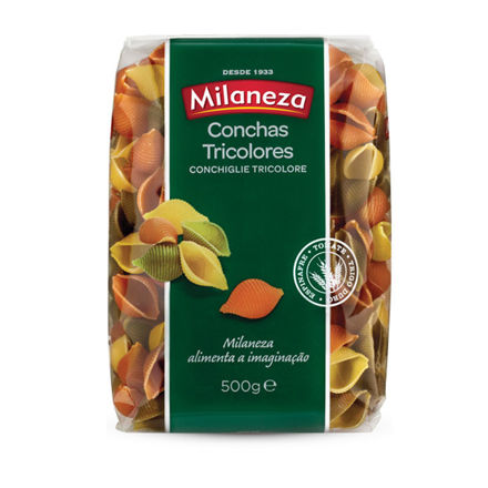 Picture of Milaneza Pasta Conchiglie Tricolore