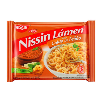 Picture of Instant Macaroni Nissin Beans Broth