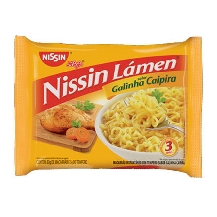 Picture of Instant Macaroni Nissin Chicken Caipira Flavour