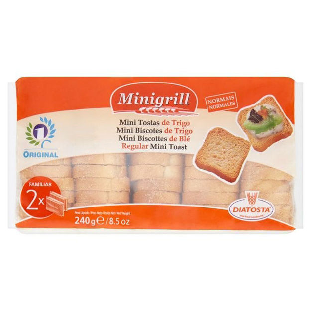 Picture of Diatosta Minigrill Toasts Normal Family Pack