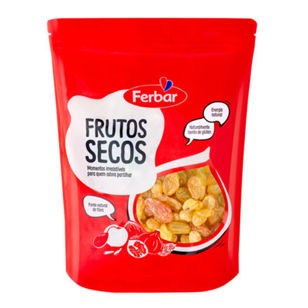 Imagem de Fruto Seco Uva Passa Dourada Ferbar Doypack