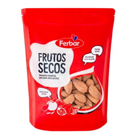 Imagem de Fruto Seco Amendoa Com Pele Ferbar Doypack