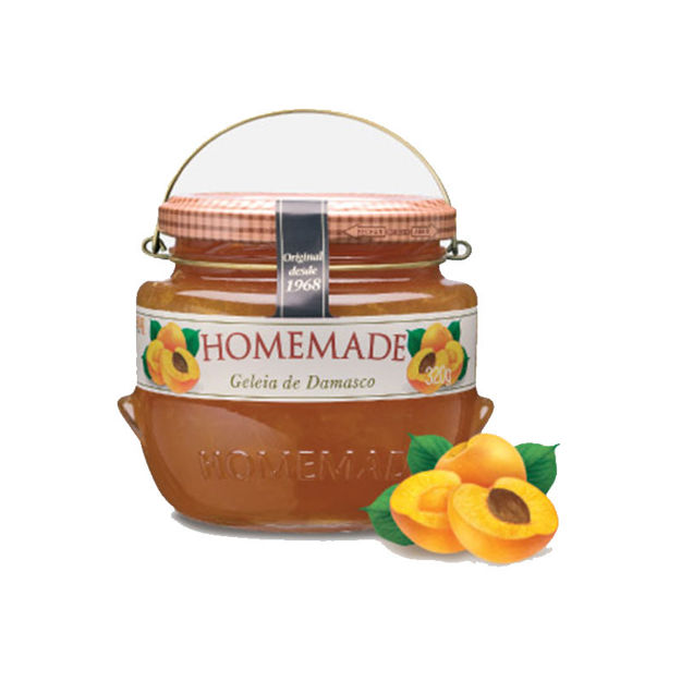 Picture of Jam Homemade Apricot Jar