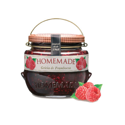 Picture of Jam Homemade Raspberry Jar