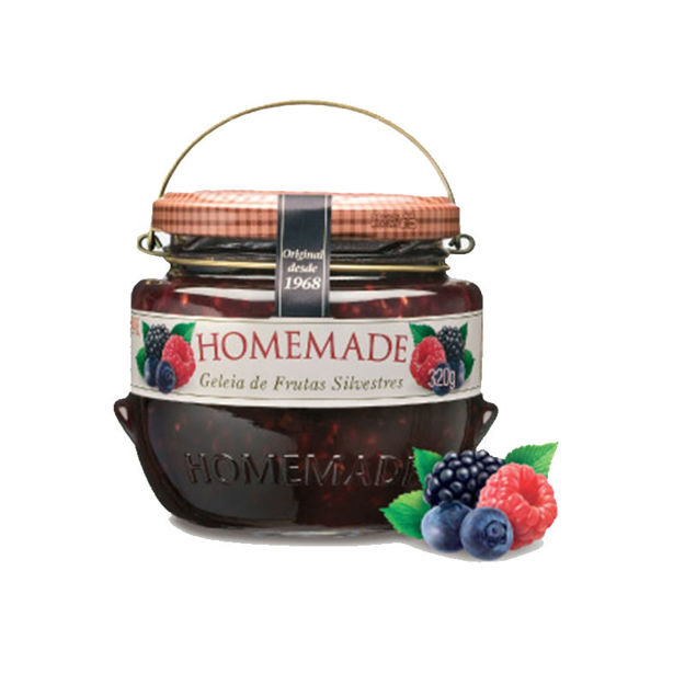 Picture of Jam Homemade Wild Fruits Jar