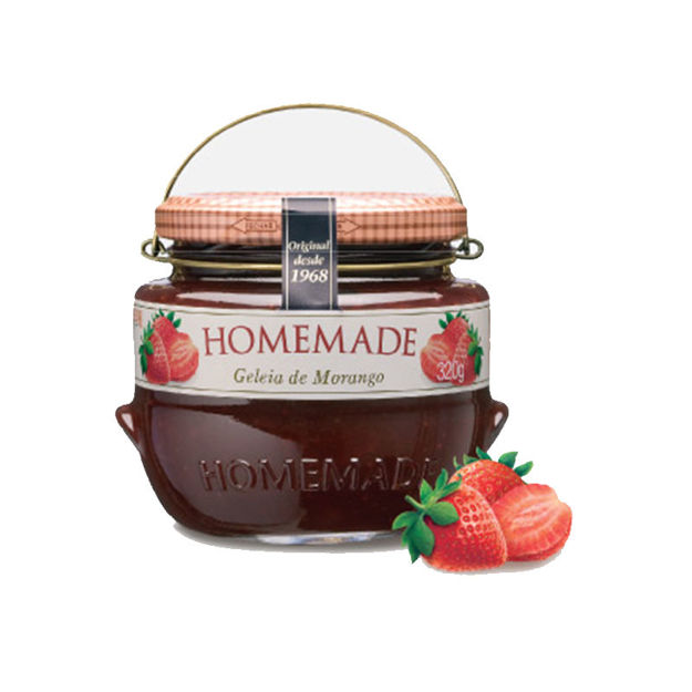 Picture of Jam Homemade Strawberry Jar