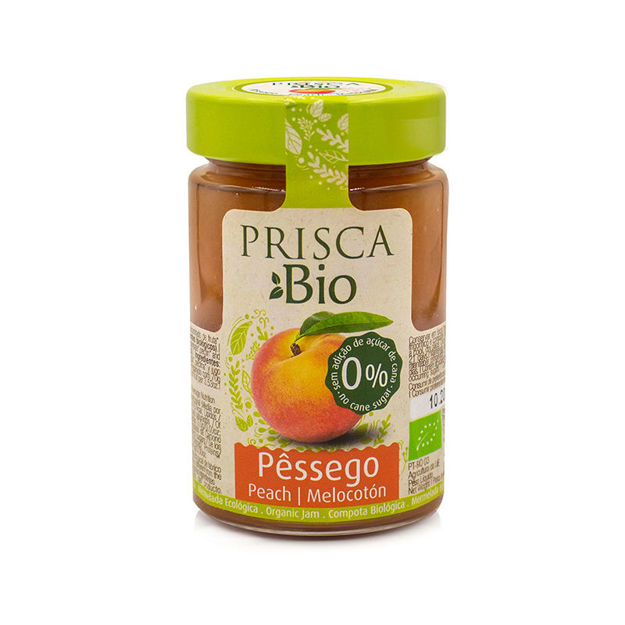 Picture of Prisca No Sugar Added Peach Jam Bio Jar