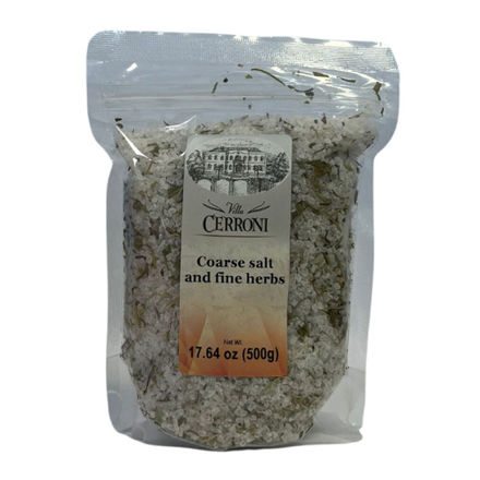 Picture of Coarse Salt Seasoned Fine Herbs Villa Cerroni Doypack