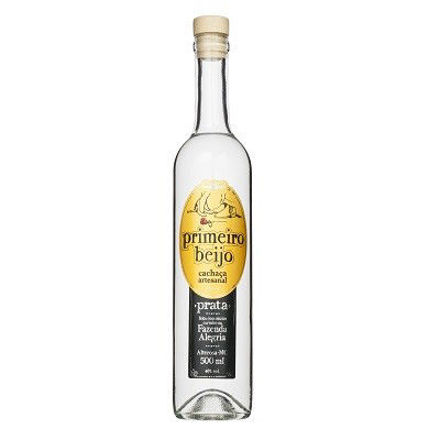 Picture of Cachaca Artisanal Primeiro Beijo Prata Mg 40% Alc