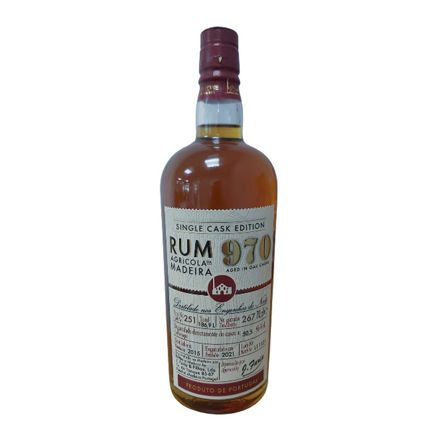 Imagem de Rum 970 Single Cask 2015 Pipa 251 Jf (Alc.50.5%)