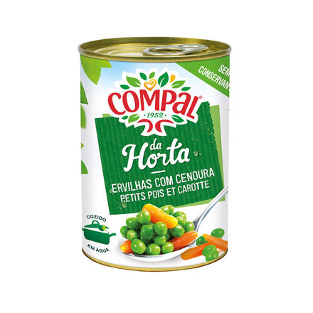 Picture of Peas With Carrots Compal Small Tin