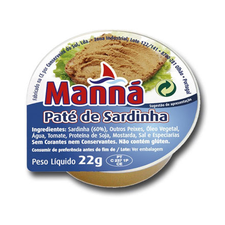 Imagem de Pate Manna De Sardinha Picante Fs