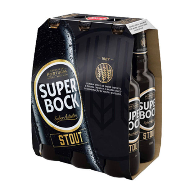 Picture of Beer Super Bock Stout Six-Pack Garrafa