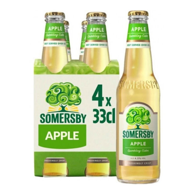 Picture of  Beer Somersby Apple 4 pack Bottle