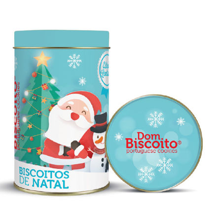 Picture of Almond and Ginger Cookie Christmas Stars Tin Conf. Dom Biscoito