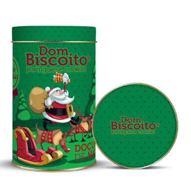 Picture of Assorted Cookie Santa Claus Tin Conf. Dom Biscoito 