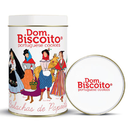 Picture of Crunchy Vanilla Cookie Tin Conf. Dom Biscoito