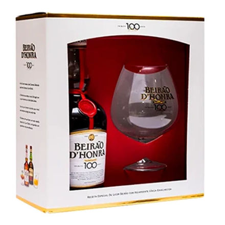 Picture of Licor Beirao D'Honra Gift-Pack With Glass (Alc. 30%)