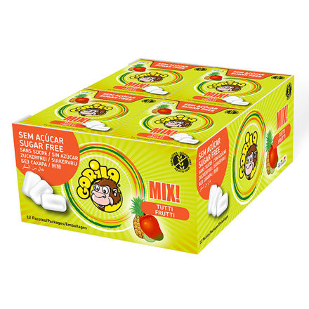 Picture of Chewing Gum Gorilla Tutti-Frutti Sugar Free