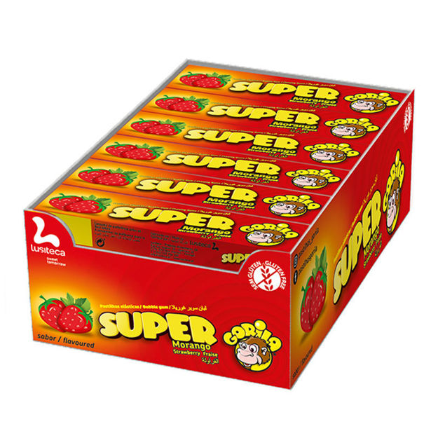 Picture of Chewing Gum Super Gorilla Strawberry