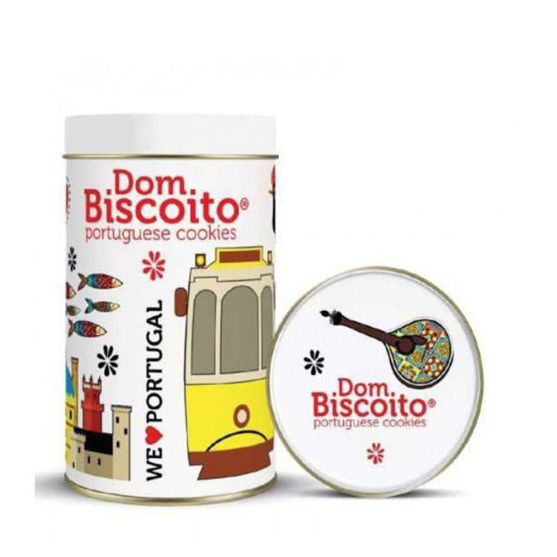 Picture of Coconut and Acai Cookie Tin Conf. Dom Biscoito 