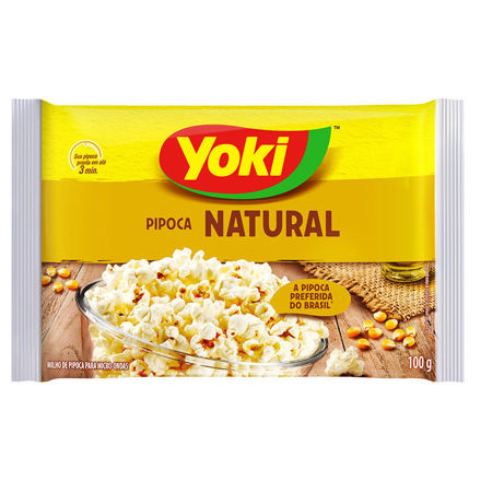 Picture of Microwave Popcorn Natural Yoki