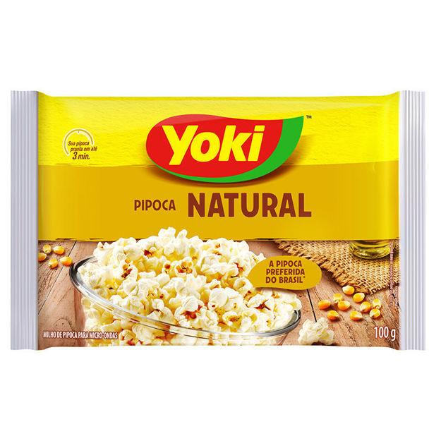 Picture of Microwave Popcorn Natural Yoki