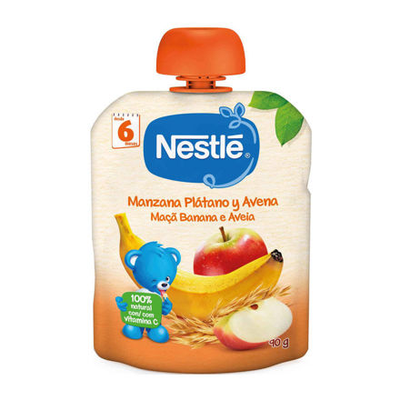 Picture of Baby Food Nestle Pure Apple Banana Oats